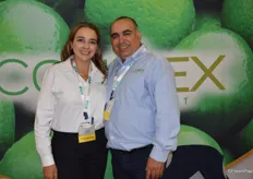 Erika Anguiano and Antonio Gudiño with Colimex Tropical Fruit.